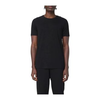 A|X Armani Exchange T-Shirts, male, Black, S, Short Sleeve Crew Neck TShirt