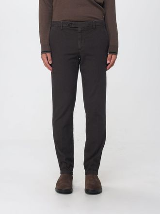 Manuel Ritz Pantaloni chino slim fit in cotone stretch con charm logato