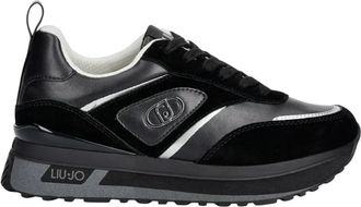 Liu Jo Maxi Wonder 97 - Dames - Sneakers - Zwart - 38 EU - Su&egrave;de - Schoenen