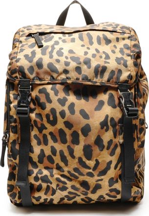 Prada Brown Nylon Backpack (Pre-Owned)