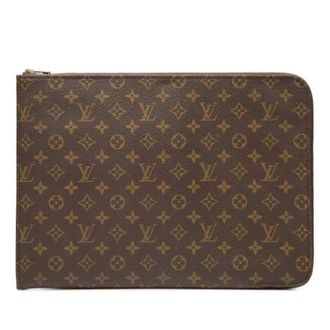 Louis Vuitton Pre-owned Monogram Canvas Clutch - - Pre-owned - Donna - Marrone - ONE SIZE