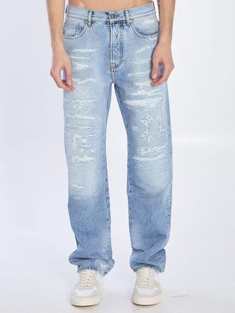 Amiri Ma Quad Gerepareerde Jeans