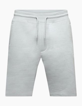 HUGO BOSS Mens Diz222 Cotton Terry Logo Shorts - Grey - Size: 33/32/32