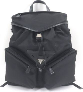 Prada Black Nylon Shoulder Bag (Pre-Owned)