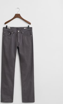 GANT Men Regular Fit Soft Twill Jeans (40/34) ANTRACITE