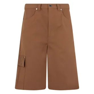 Gucci Casual Shorts, male, Brown, Size: M Cotton Bermuda