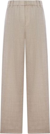 Brunello Cucinelli Straight-leg Cashmere Trousers