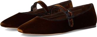 Loeffler Randall Ginger Mary Jane Flat Womens Shoes Dark Brown : 6.5 B - Medium