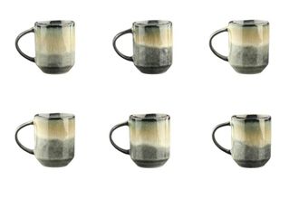 Bj&ouml;rn Borg Tazas GENESIS 40cl - 6 Piezas - Tierra