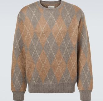 Frame Denim Argyle sweater