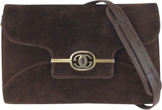 Gucci Brown Suede Shoulder Bag (Authentic Pre-Loved)