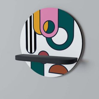 OEM Cool Story Estante Redondo Negro