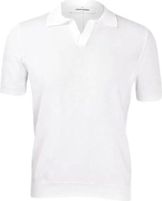 Gran Sasso Tops, Heren, Wit, 3Xl, Polo Shirt