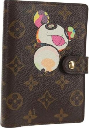Louis Vuitton Pre-owned Wallets, female, Brown, Size: ONE SIZE Pre-owned Canvas Home-Office Wallet