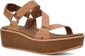 Teva Madera Wedge Sandal in Tigers Eye at Nordstrom Rack, Size 10.5