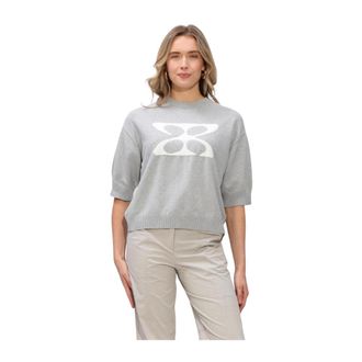 Arma Dames, Truien, Grijs, Maat: M Viscose