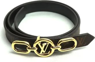 Louis Vuitton Pre-owned Belts, female, Black, Size: ONE SIZE Pre-owned Fabric belts