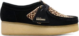 Clarks Derby Wallacraft con stampa - Nero