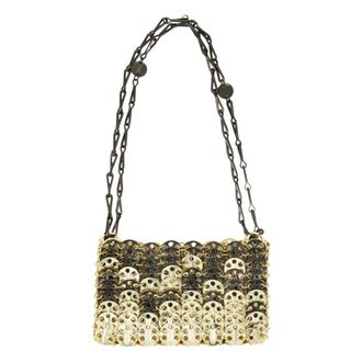 Paco Rabanne Shoulder Bags, female, Yellow, Size: ONE SIZE Iconic 1969 Nano