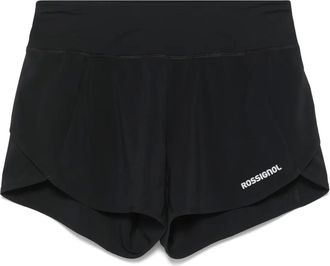 Rossignol Sapa running shorts - women - Spandex/Elastane/Polyester/Polyester - M - Black