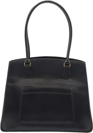 Herm&egrave;s Pre-owned Box Calf La 2way Bag Dark Navy - - Pre-owned - Donna - Blu - ONE SIZE