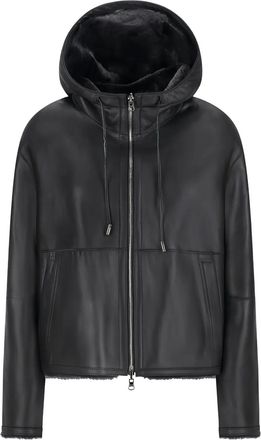 DESA 1972 Giacca reversibile con cappuccio - Nero