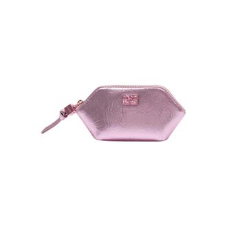 Ganni Bolso hexagonal metalizado - Bags - Mujer - Rosa - ONE SIZE