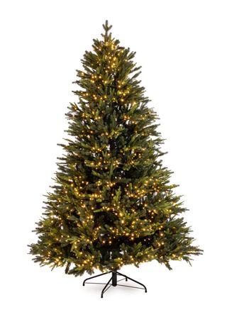 BIZZOTTO Arbol de navidad h270 ramas 9896 en PE/PVC 3100 LEDs