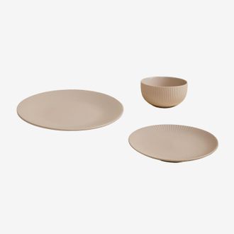 Sklum Vajilla En New Bone China De 12 Piezas Elmora Sklum
