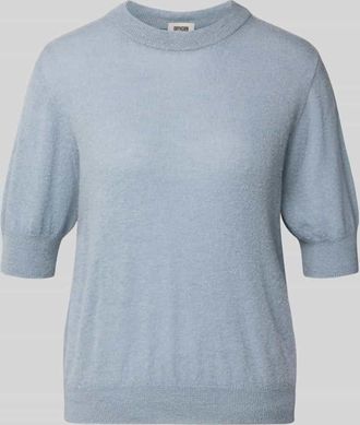 Drykorn Drykorn Strickpullover aus Alpaka-Mix Modell SANIDY in Bleu, Gr&ouml;&szlig;e XL