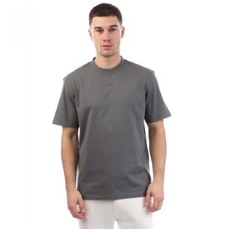 HUGO BOSS Hugo Heren Dapolino Logo T-Shirt met opdruk (Grijs)
