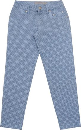 Siviglia Cropped Trousers, female, Blue, W25, Pantalone Capri
