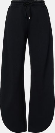Alaia Ala&iuml;a Cotton fleece sweatpants