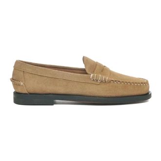 Sebago Loafers, female, Beige, Size: 10 1/2 US Classic Dan Flesh Out