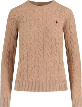 Ralph Lauren Logo Braided Sweater