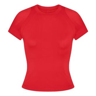 Nike (WMNS) Nike x SKIMS Airy Baby T-Shirt Ruby TPTSH2738-RBY
