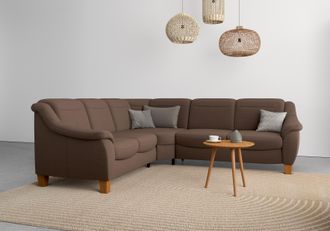 HOME AFFAIRE Ecksofa »Caldera L-Form« Federkern, wahlweise mit Kopfteilverstellung, Bettfunktion, Bettkasten