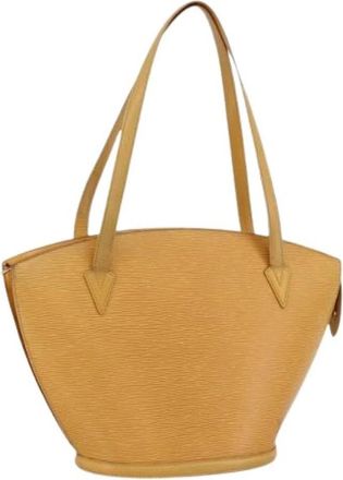Louis Vuitton Pre-owned Saint Jacques Schoudertas - Dames - Vintage Shopper - Geel - ONE Size - Leer - Vintage