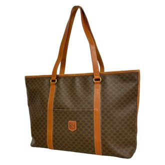 Celine Brown Pvc Tote Bag (Pre-Owned)