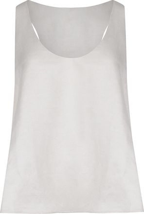 Alysi Tank Top Made Of Linen Blend
