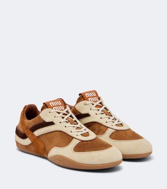 Miu Miu Gymnasium suede sneakers