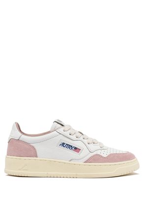Autry Medalist Goat Leather & Suede Pink Sneakers