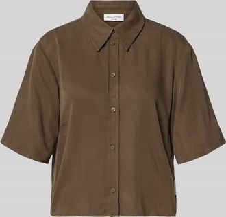 Marc O'Polo Denim Marc OPolo Denim Relaxed Fit Bluse aus reinem Lyocell in Mittelbraun, Gr&ouml;&szlig;e XL