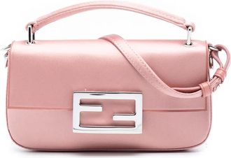 Fendi Pouch per smartphone Baguette in raso 2000-2025 - Rosa