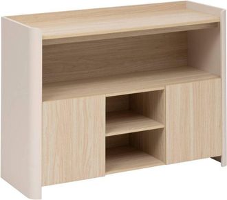 5five Simply Smart Credenza a 2 ante in legno e avorio bianco roundy - 5five