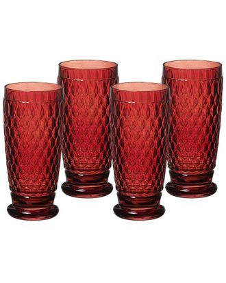 Villeroy & Boch Set Of 4 Boston Highball/Tumblers