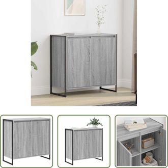 vidaXL vidaXL Armadio grigio sonoma - Mobile laterale Grigio Sonoma 79 x 36 x 75 cm Legno multistrato
