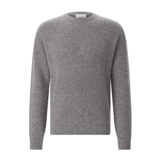 Roberto Collina Heren, Truien, Grijs, Maat: 3XL Wol