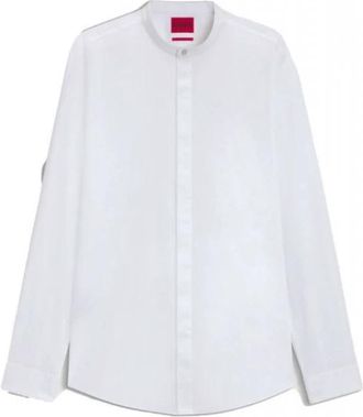 HUGO BOSS Valerio Shirt - Heren - Zakelijke Overhemden - Wit - M - Overhemden
