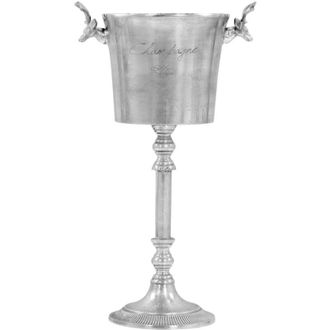 vidaXL Enfriador De Champ&aacute;n De Aluminio Macizo 39x29x71 Cm Plateado Vidaxl